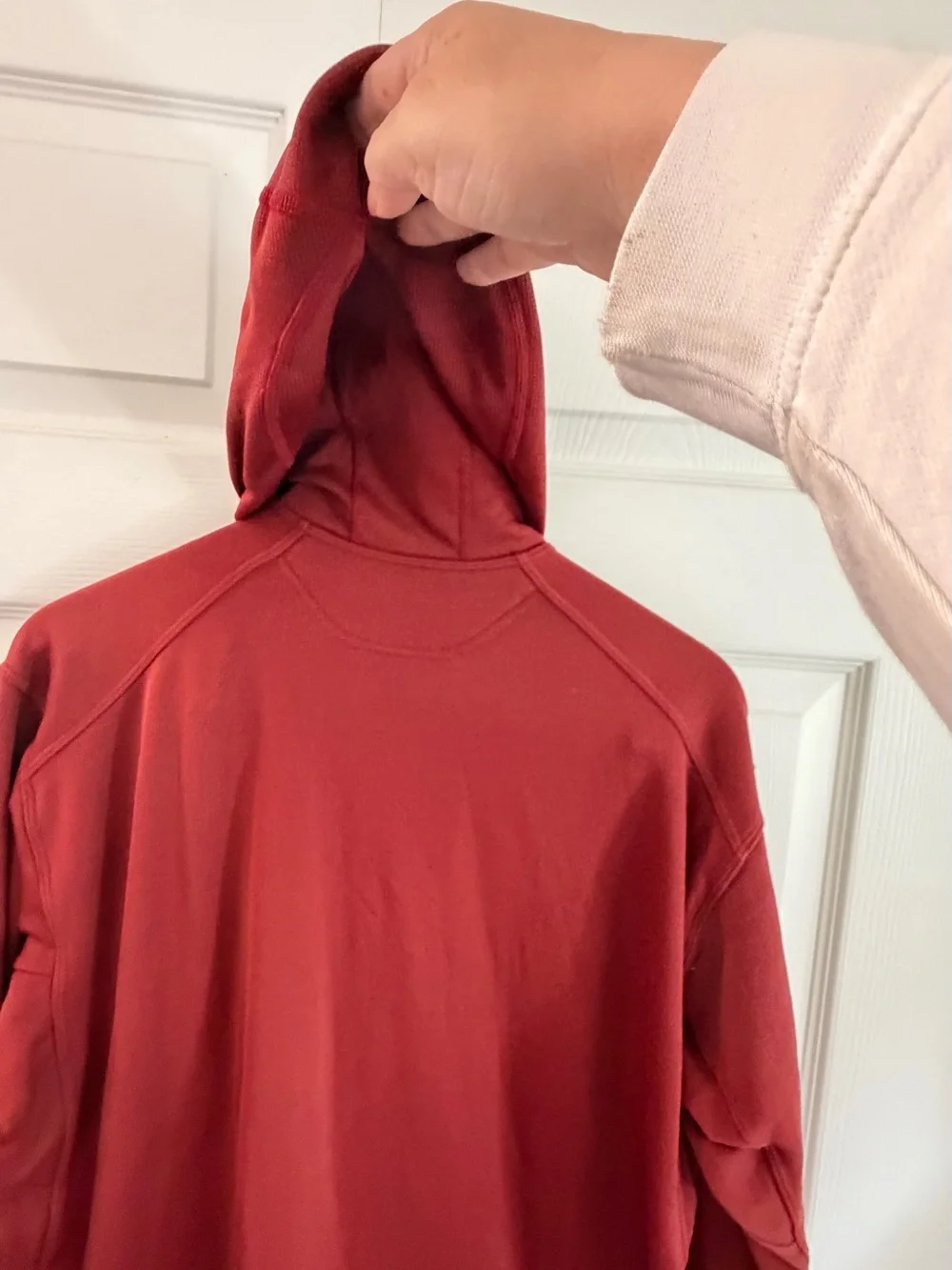 Arc’teryx Fortrez Hoody Men’s Large Red Polartec Fleece Full Zip Hiking Jacket
